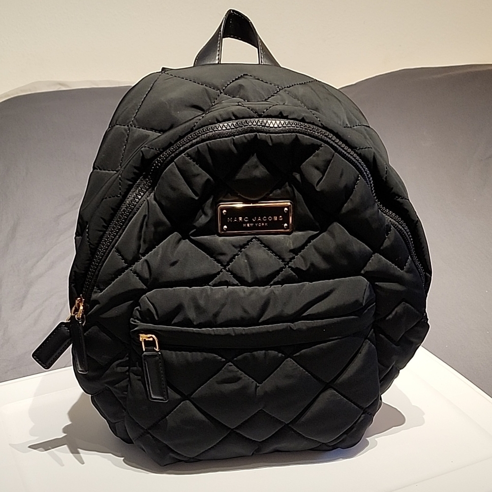 Marc Jacobs Quilted Black Backpack